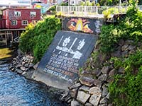 Murale presso il ponte sul Rio Gamboa