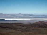 Il salar de Punta Negra dal c2