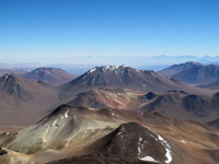 Cime a nord dello Llullaillaco