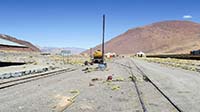 La stazione abbandonata di Socompa al confine con l'Argentina