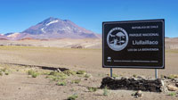 L'ingresso del Parco Nazionale Llullaillaco nella Quebrada Zorritas