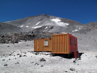 Il bivacco Tejos, 5830 m