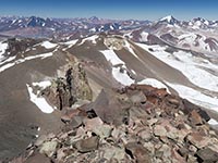 Vista verso ovest dalla vetta
