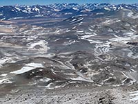 Vista verso nord dalla vetta