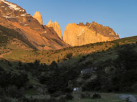 Le Torri del Paine all'alba