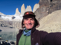 Giuseppe al mirador Las Torres