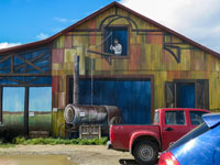 Murale in Plaza Williams a Punta Arenas