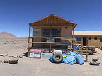 Il rifugio CONAF Flamenco alla laguna Santa Rosa