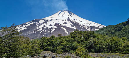 Il vulcano Villarica, 2847 m