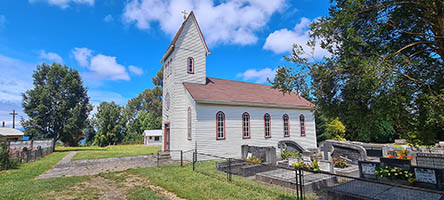 Chiesetta luterana di Puerto Fonck sul lago Llanquihue