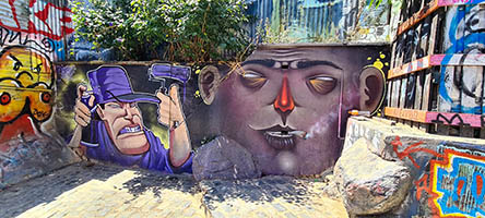 Murales a Cerro Alegre, Valparaiso