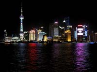 La skyline dei Bund by night 1