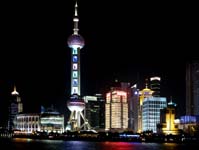 La skyline dei bund by night 2