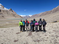 Foto di gruppo al passo Anghil