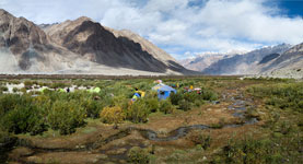 Il campo base cinese del K2, 3920 m slm