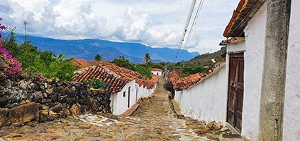 Una via di Guane, Barichara