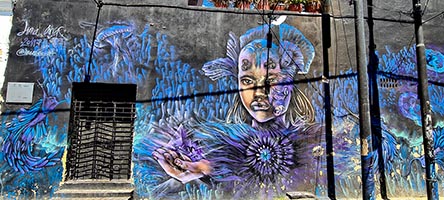 Santa Marta, murale