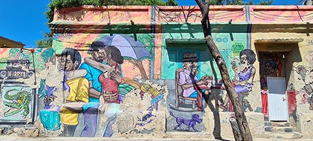 Santa Marta, murale