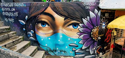 Medellin, Comuna 13, murale