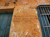 Trinidad - Insegna di bottega