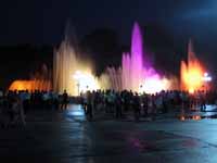 Le fontane dello stadio by night
