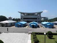 Frontiera di Panmunjom con la sudcorea
