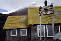 Il rifugio Ribas al Cotopaxi - 4800 m