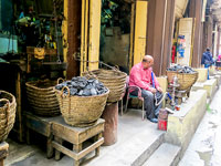Cairo vecchia: rivendita di carbone