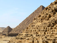 Scorcio sulle Piramidi di Giza