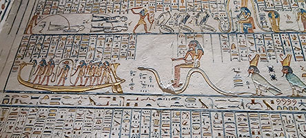 Valle dei re, tomba di Seti I, particolare