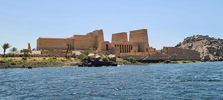 Il tempio di File su un'isoletta presso Assuan