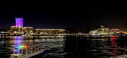Notturno sul Nilo ad Assuan