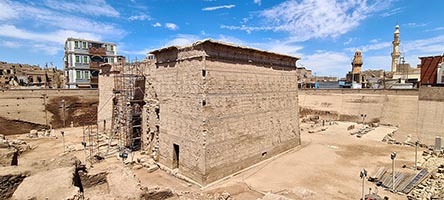 Retro del tempio di Khnum a Esna