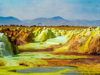 Paesaggio 'alieno' al Dallol