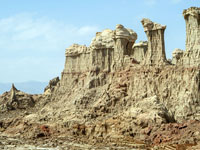 Dallol - Torri di sale