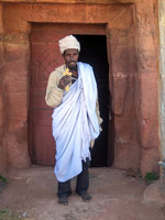 Diacono a Abune Abraham Debre Tsion
