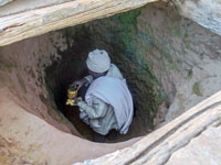 Cisterna d'acqua a Abraham Debre Tsion