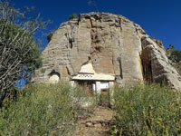 La facciata di Abune Gebre Mikael