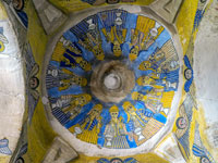 Cupola affrescata ad Abune Mikael