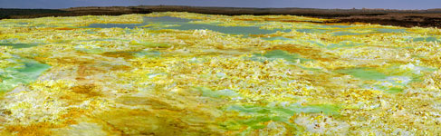 Panoramica al Dallol tris