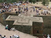 Lalibela, Bet Giorgis, la chiesa di San Giorgio