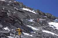 Salendo verso il campo 3