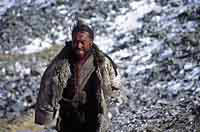 Tibetano al campo base cinese