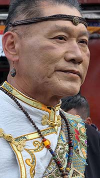 Pellegrino tibetano