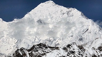 Parete est dell'Everest col colle sud