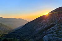 Alba sopra il rifugio dell'Onda