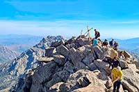 La vetta del Monte Cinto, 2706 m