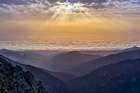 Mare di nubi nei pressi del rifugio Prati