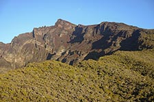 Il Piton des Neiges all'alba