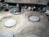Cantina di Guurjani, cisterne interrate